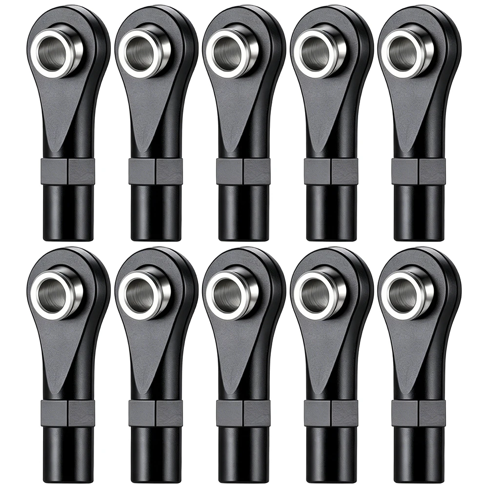 AXSPEED 10Pcs Plastic M2.5 19mm Link Rod Ball End Head Joint for TRX-4M Bronco Defender 1/18 RC Crawler Car Model Upgrade Parts