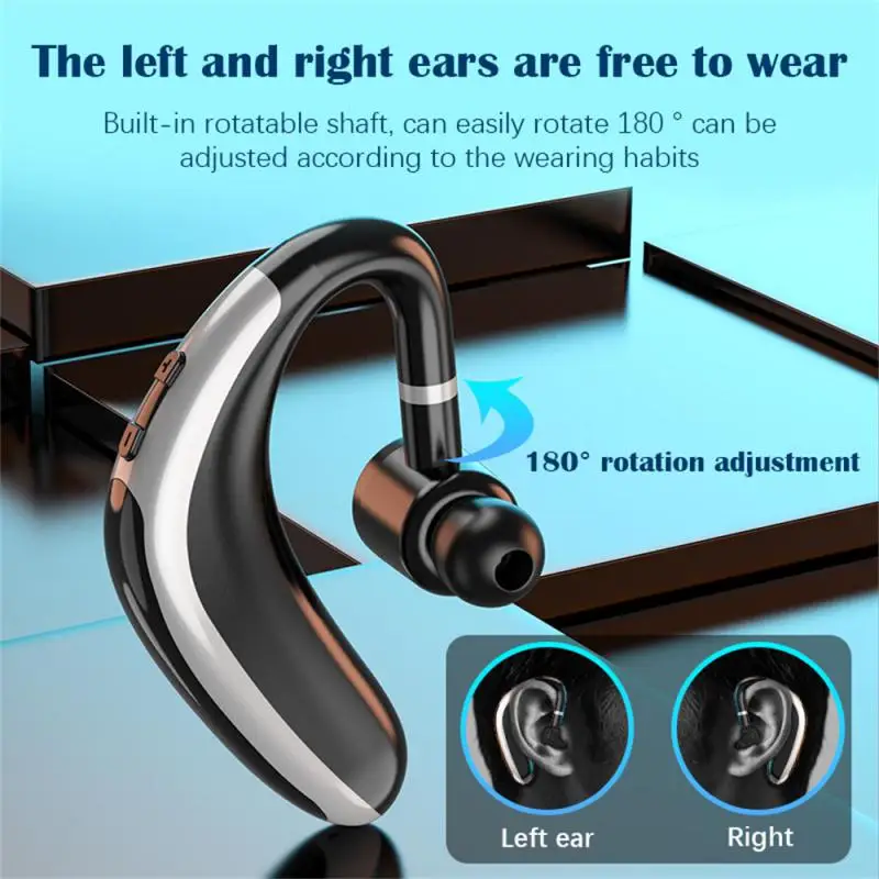 1~10PCS bluetooth-compatible Headset V5.0 Wireless Earpiece Ultralight Hands Free Call