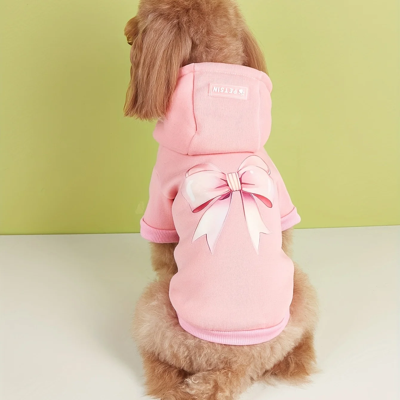 Pet clothes: dogs, cats, hooded sweatshirts, warm and comfortable with velvet, printed clothes, simple and generous