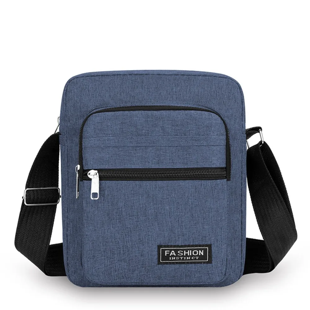 

Casual Large Crossbody Bag Oxford Grey Messenger Satchel Shoulder Bag Men