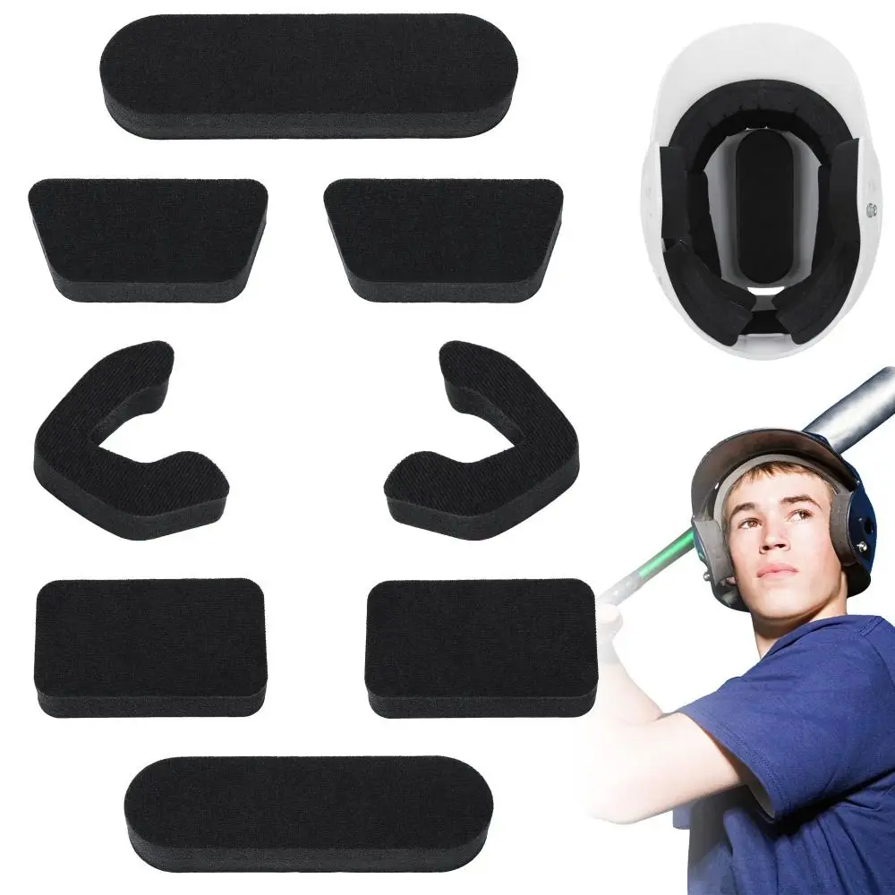 

Sweat Absorbent Football Helmet Padding Thicken Universal Baseball Helmets Pad Comfortable Helmet Liner for Enhon