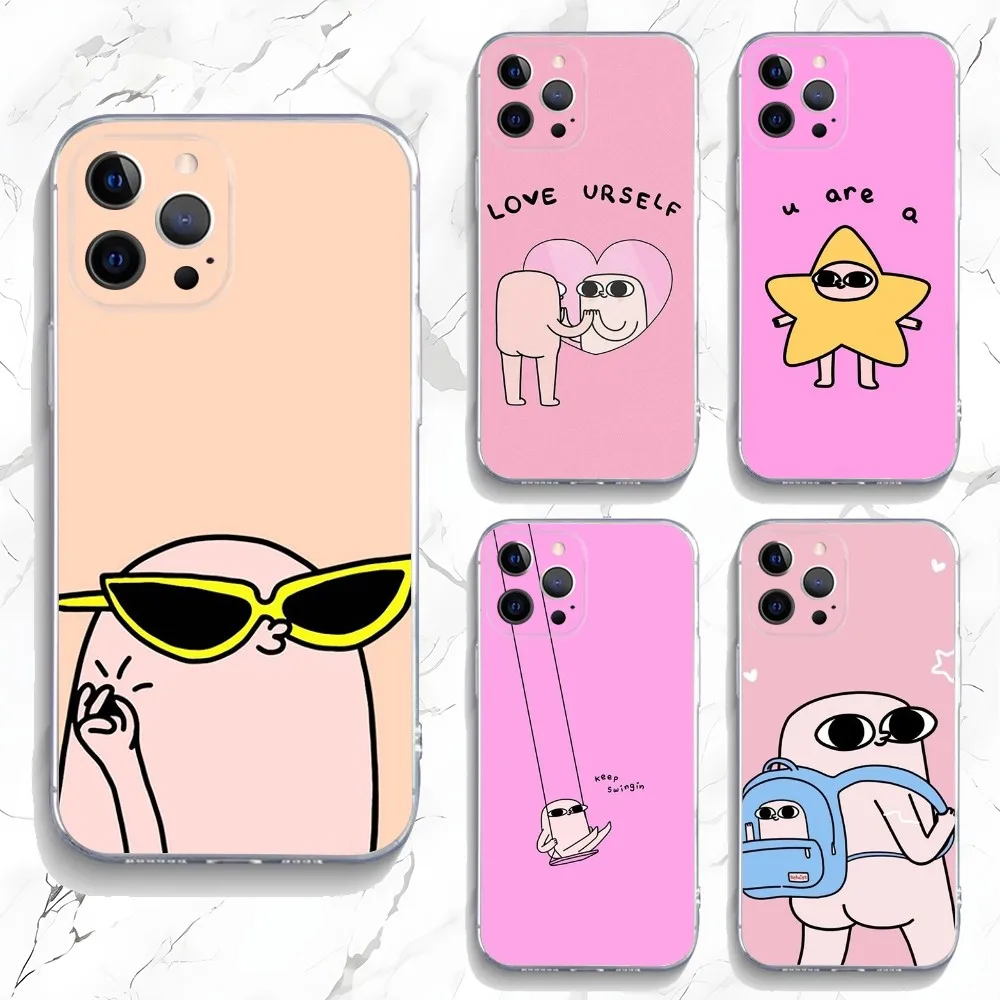 Funny K-Ketnipz Phone Case For iPhone 16,15,14,13,12,11 Plus,Pro,Max,XR,XS,X,7,8 Plus,SE,Mini Transparent Silicone Soft