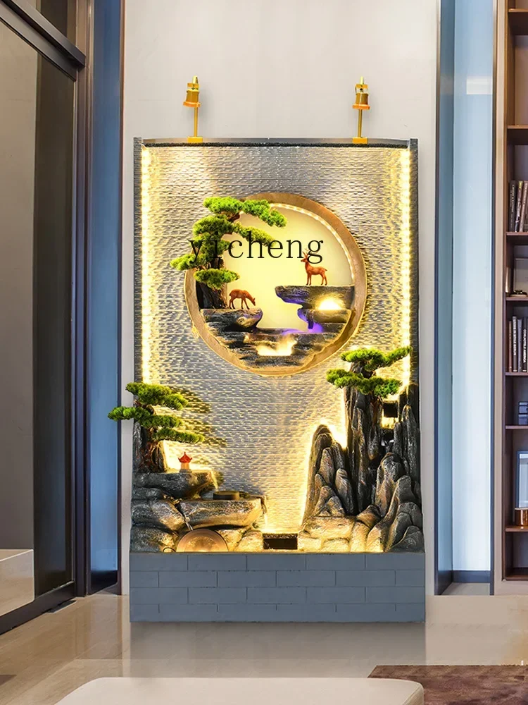 

O3-13 Rockery fountain living room running water screen front desk entrance partition balcony fish pond ornament