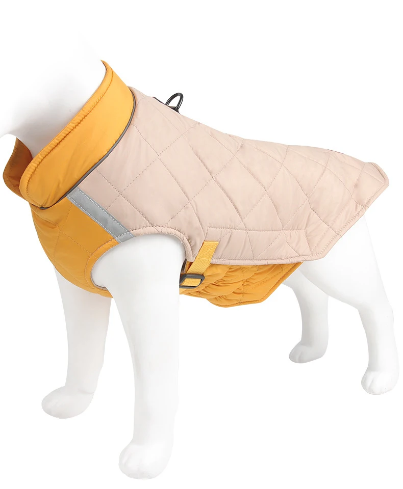 Winter Hund Kleidung Wasserdichte Hund Weste Jacke Für Kleine Große Hunde Warme Haustier Hunde Mantel Gepolsterte Kleidung Französisch Bulldog Outfits – Detail 10