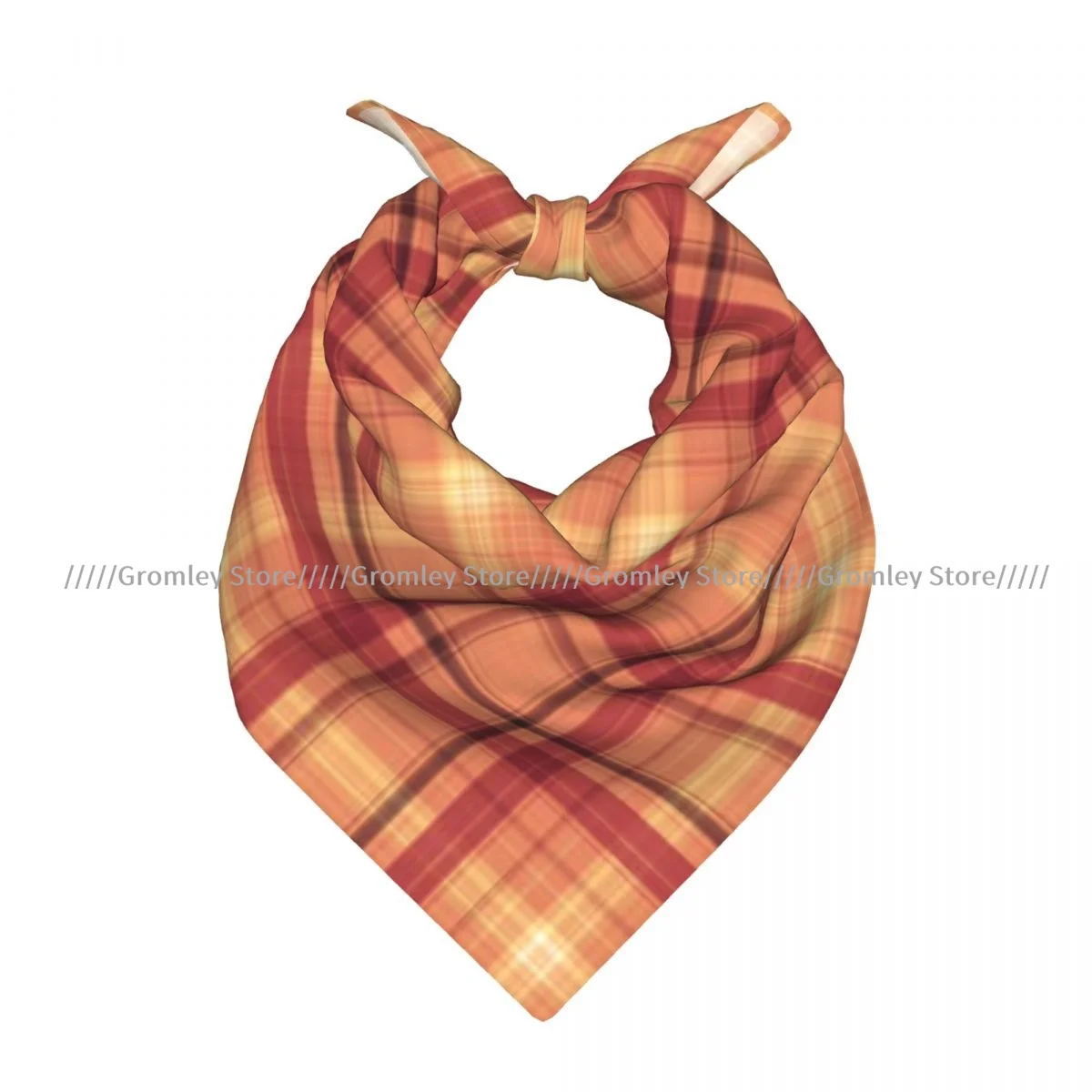 

Square Scarf Women Stripe Geometric Background Bandana Headscarf