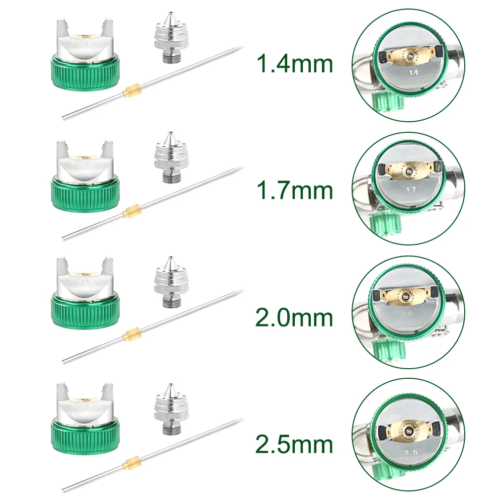 Air Car Paint Spray Gun Set Sheet Metal Repair Auto Anti-Rust Paint Sprayer Pneumatic Sprayer Handle Spray Tool High Atomization