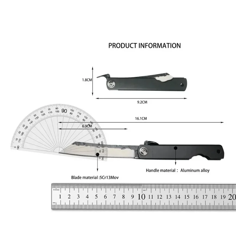 new Handmade Forged Higonokami Folding Pocket Knife Portable EDC Tool Camping Pocket Knife Cutting Knife Kitchen Gift image 5