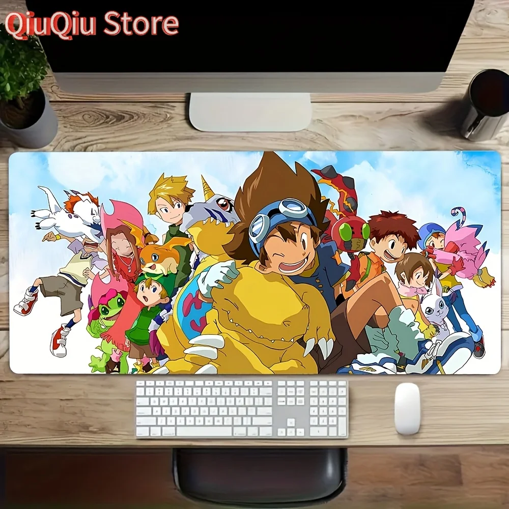 

Digimon Gaming Mouse Pad - Non-Slip Rubber Base, Washable Desk Mat with Vibrant Anime Character Design, Perfect for Office, Scho