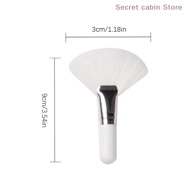 Professionele Fan Brush Face Foundation Blush Concealer Brush Synthetische vezels Fan Brush Makeup Tools