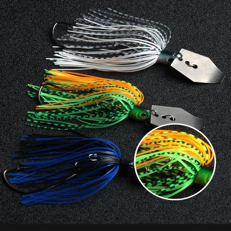 1pc12g Rubber Jig Head Weedless Jig Jigging Hook Fishing Lures Jigging Lure With Weed Guard For Sea Bass