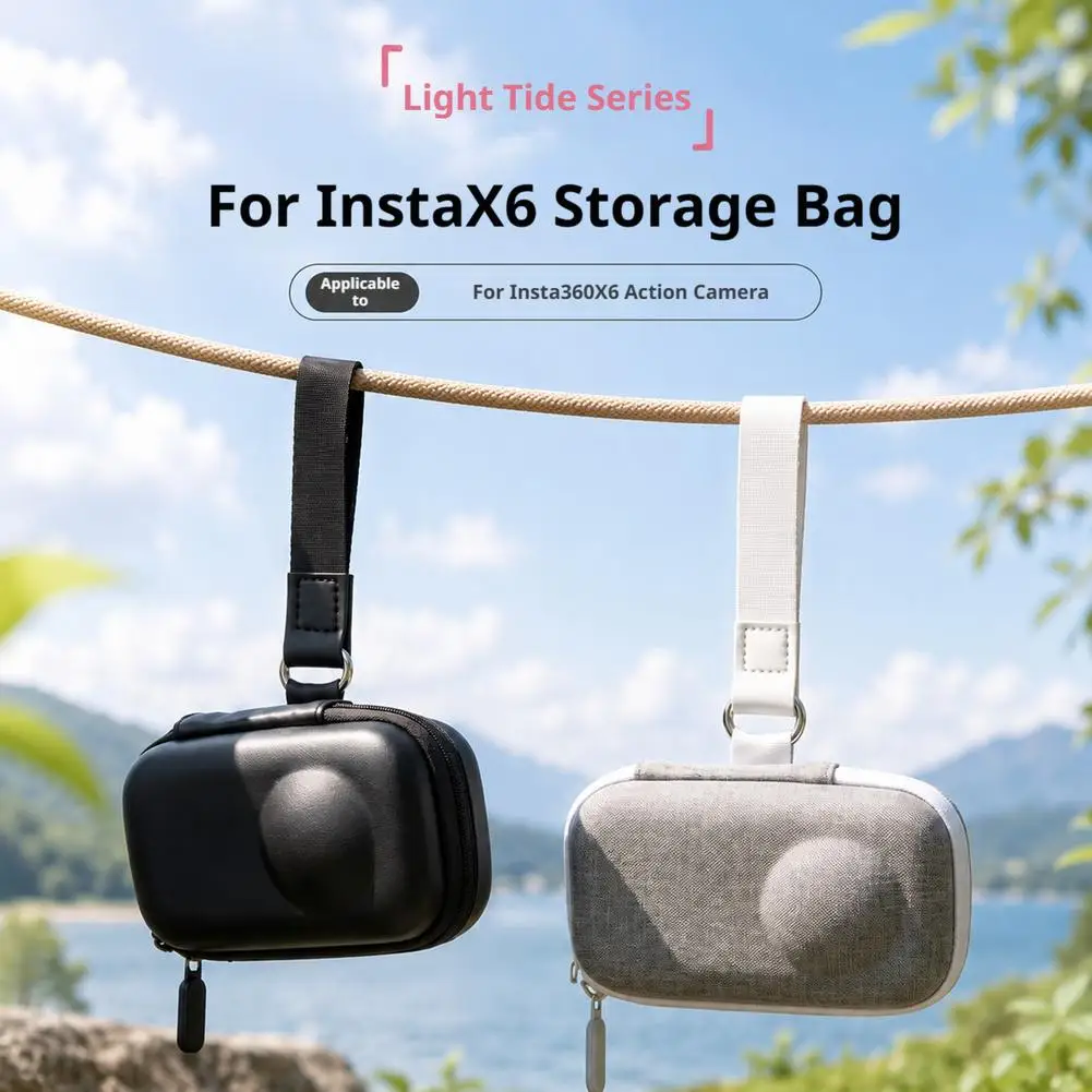For Insta360 X6 Body Storage Bag Portable Anti Fall Single Machine Bag Storage Box Accessory Protect Anti Fall Dust-proof Shell
