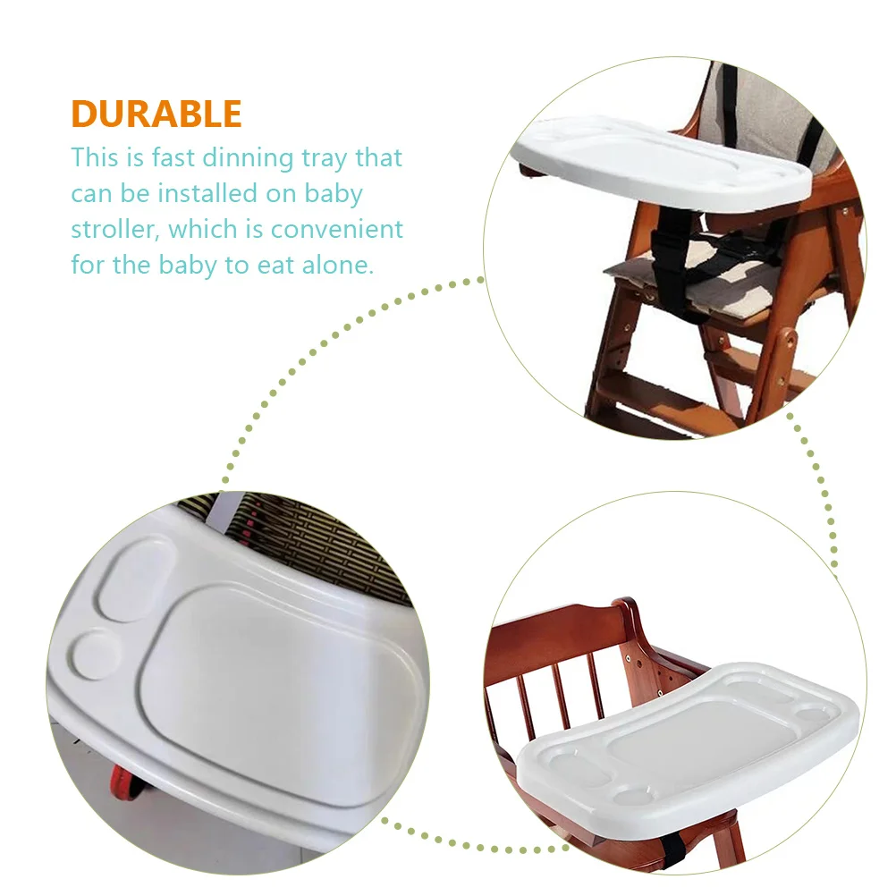 Universal High Chair Tray Feeding Stroller Fast Dinning for Baby Solid Wood Children Dining Wagon