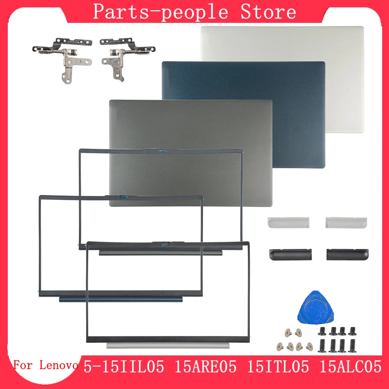 Top Case For Lenovo Ideapad 5-15IIL05 15ARE05 15ITL05 15ALC05 2020 2021 New Laptop LCD Back Cover Front Bezel Hinges Rear Lid