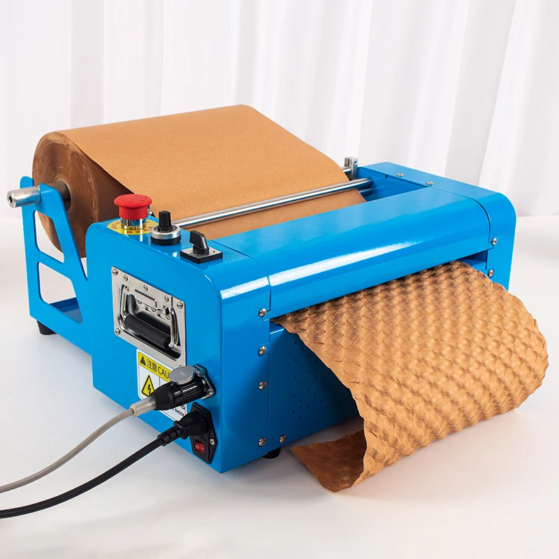 Milieuvriendelijke sterke duurzame demping Nieuwe staat Papieren bellenmachine voor beschermende verpakking PLC-kern