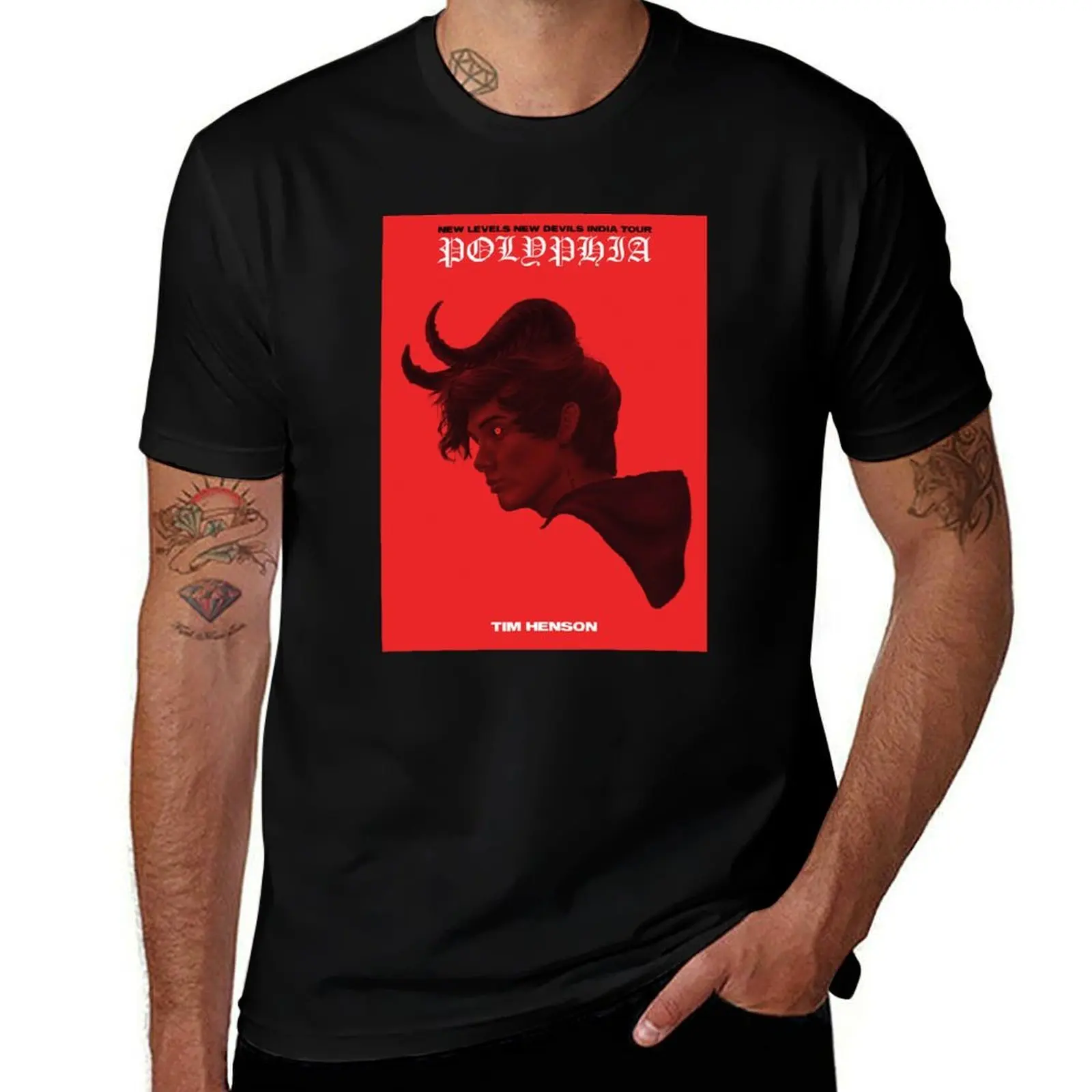 Aesthetic polyphia Fan Art T-Shirt Trendy Pattern for Men T-Shirt