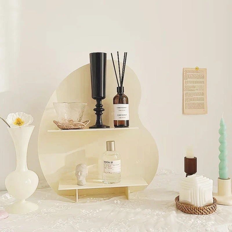 

Acrylic desktop shelf ins cosmetics storage shelf Korean perfume shelf