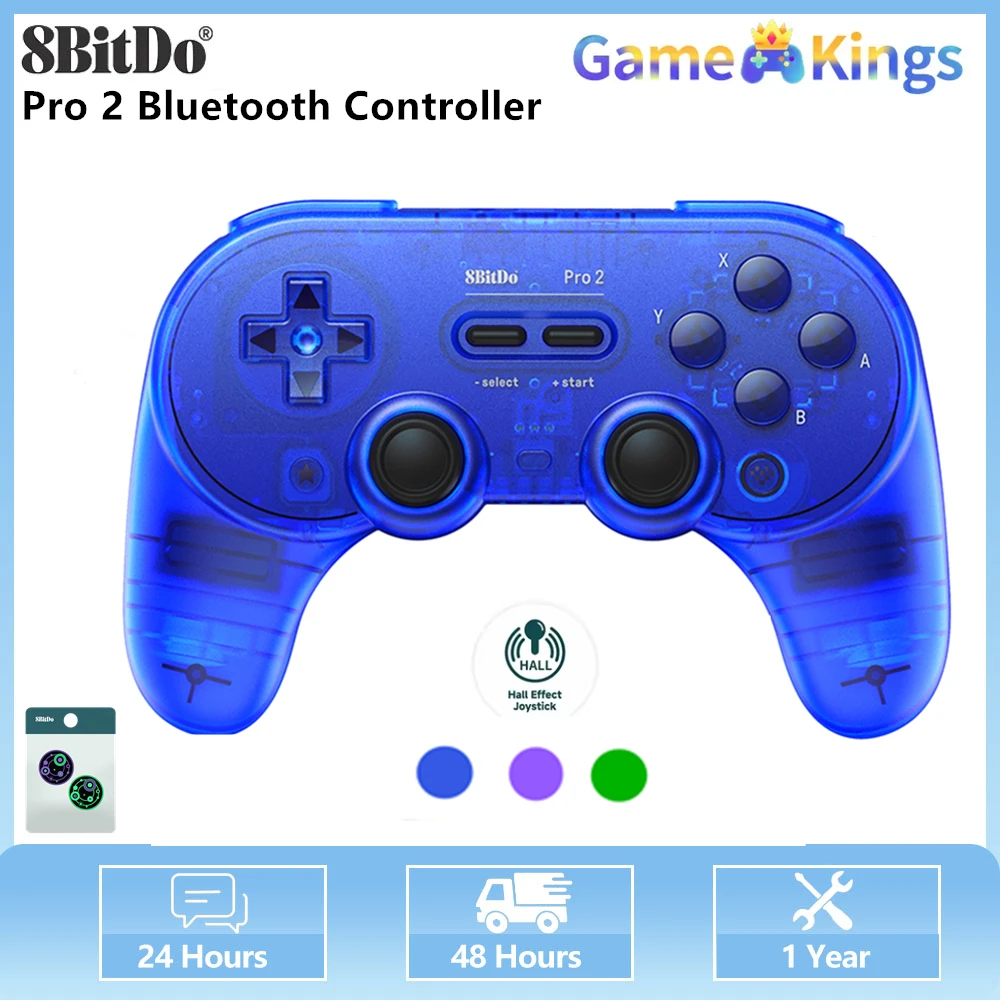 

8BitDo Pro 2 Bluetooth Controller Gamepad Handle For Nintendo Switch/Switch Oled,PC,Win10/11,Android,iOS,Steam Deck & Raspberry