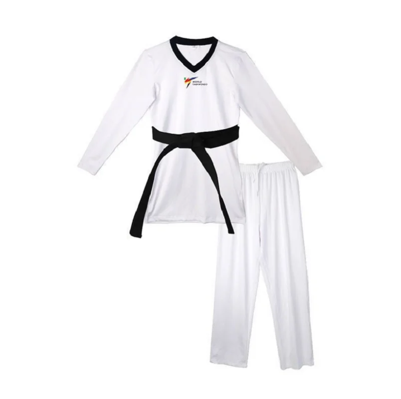 

Korean Style Men Women's High Quality Taekwondo Clothing Tight-fitting Stretch Quick-drying Sport Training Competition Uniforms