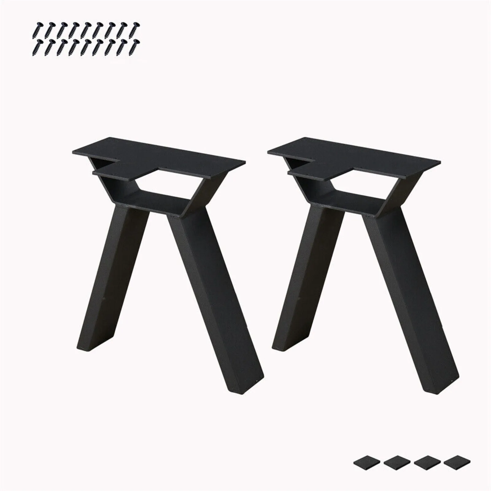 US 2 Sets of 16 Coffee Table Legs Cast Iron Metal Table Legs Bench Legs Furniture -