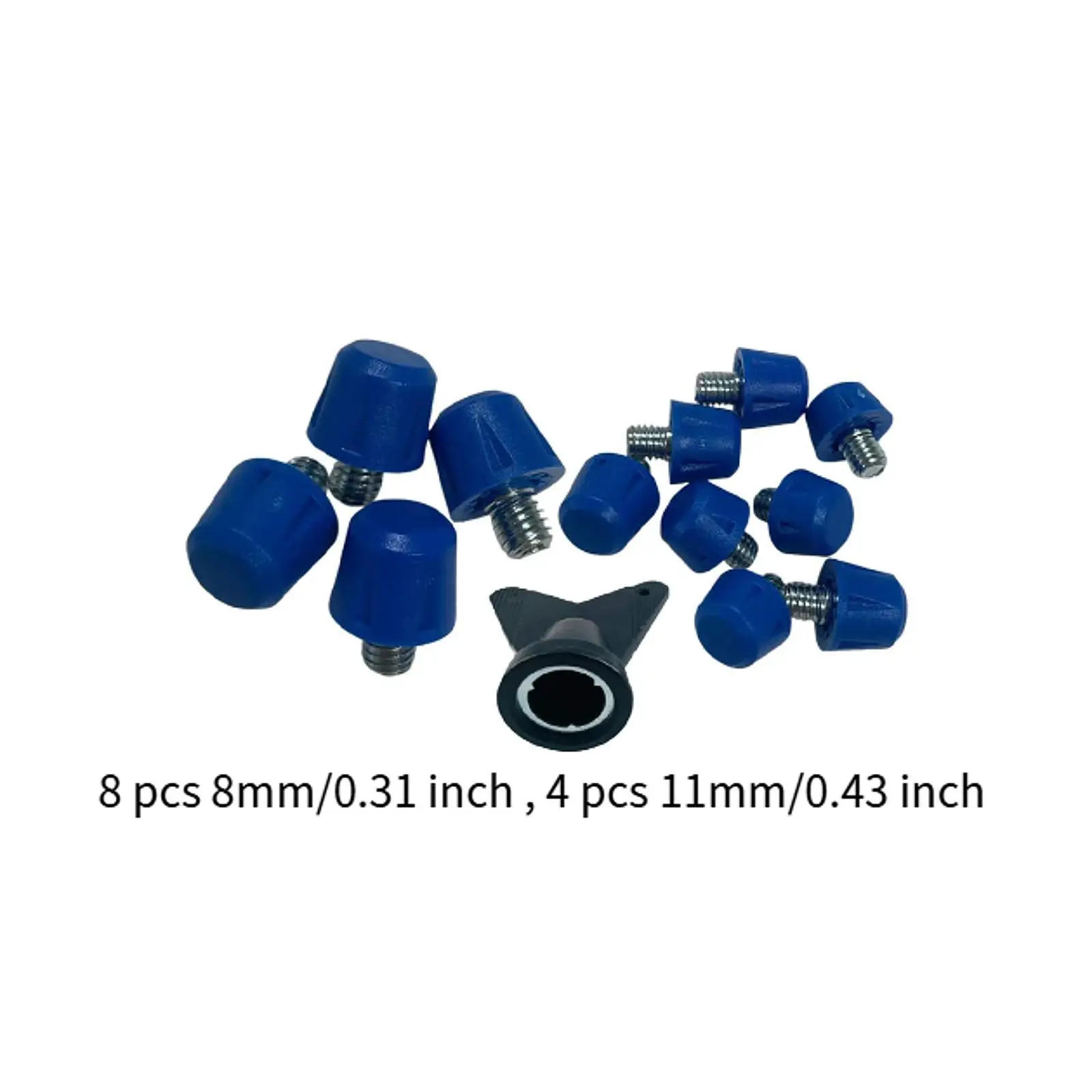 

Replacement Shoe Spikes for Football Boots M6 Thread Nylon Studs Set Stability Traction for Sports Field Events