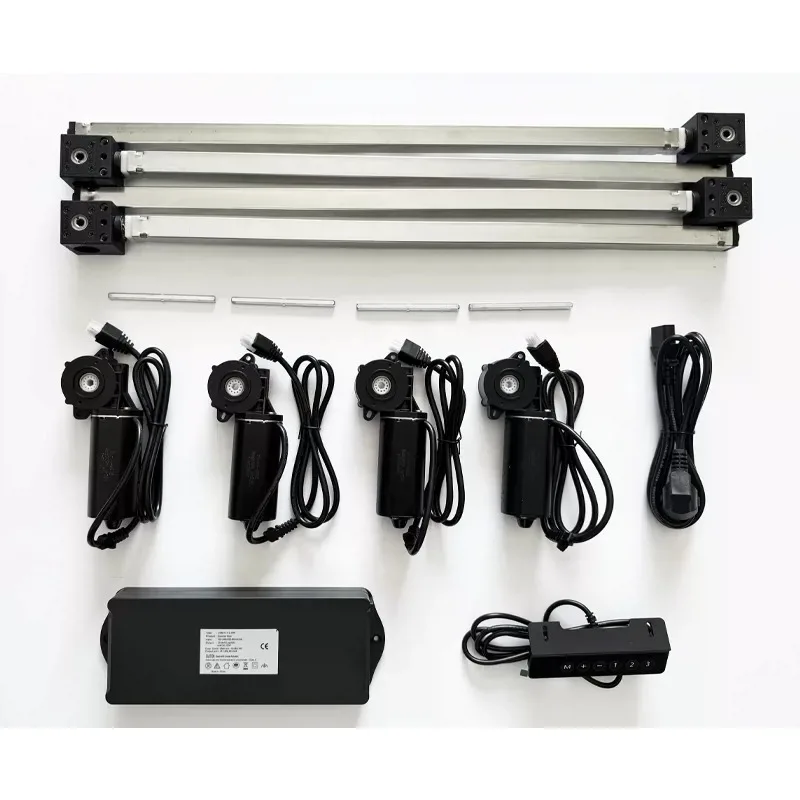 Manual Control Integrated Five-piece or Six-piece Set of Height-adjustable Desk Motor Electric Office Desk Accessories