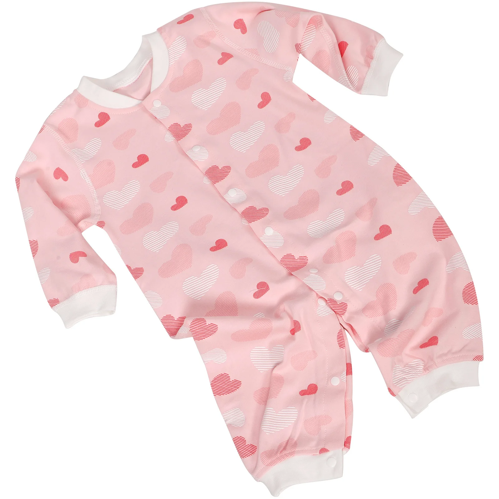 

Baby Girl Romper Cotton Long Sleeve Size 73 Toddler Bodysuit Fall Outfit Breathable Soft Baby Jumpsuit Infant Romper