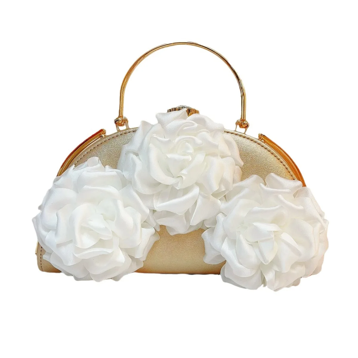 

Квадратная нишевая банкетная сумка с розой и стразами, сумка-мессенджер для ужина, кошелек со стразами, модная сумка на застежке