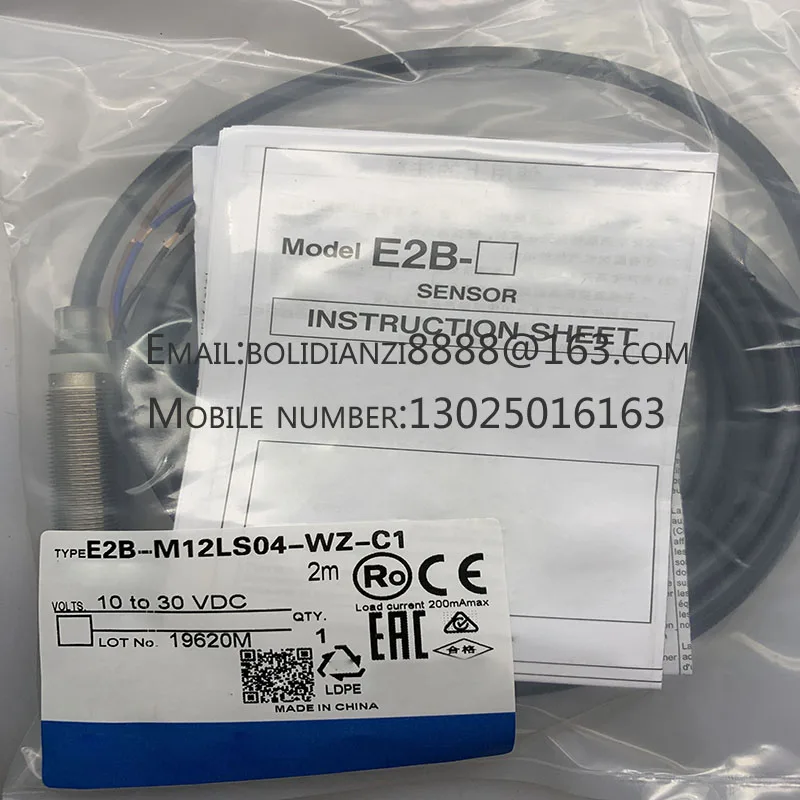 New proximity switch sensor E2B-M12LS04-WP-B1 WP-C1 E2B-M12LS04-WZ-C1 WZ-C2 One year warranty In stock