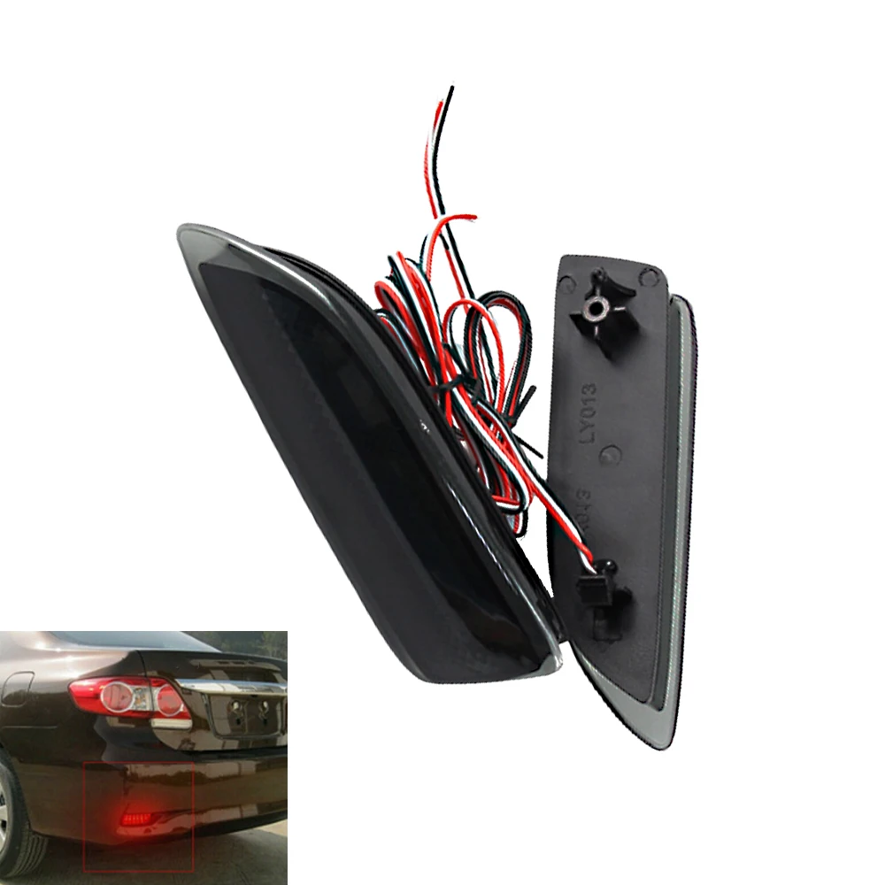 

2pcs Rear Bumper Reflector LED Lights For Lexus CT 200h CT200h 2011-2015 Toyota Corolla 2011-2013 8192002030 8191002130