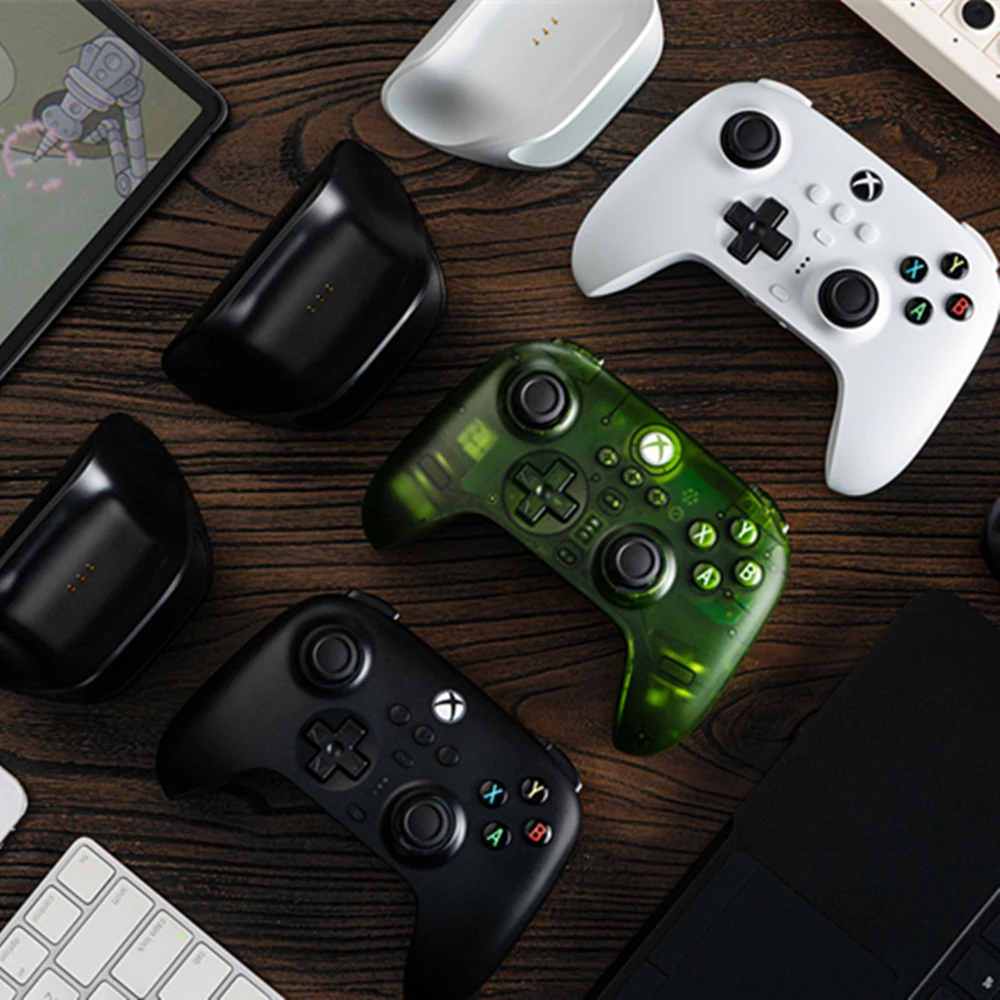 8Bitdo Ultimate 3-mode Hall Effect Joysticks/وحدة تحكم تشغيل القاعة مع قاعدة شحن، سلكية لسلسلة Xbox X | إس، اكس بوكس وان،