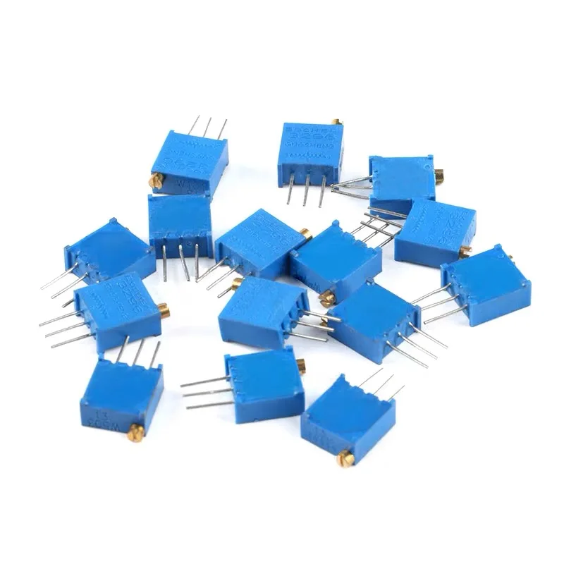 10PCS 3296W potentiometer precision adjustable resistance multi-turn trimming 1K 2K 5K 10K 100K 103 100R Trimmer Potentiometer