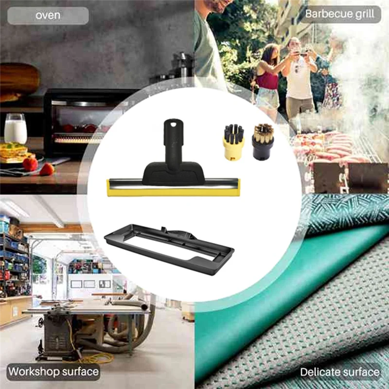 نافذة ممسحة فوهة السجاد طائرة شراعية وفرشاة البخار ل Karcher SC1 SC2 SC3 SC4 SC5 قطع غيار منظف البخار
