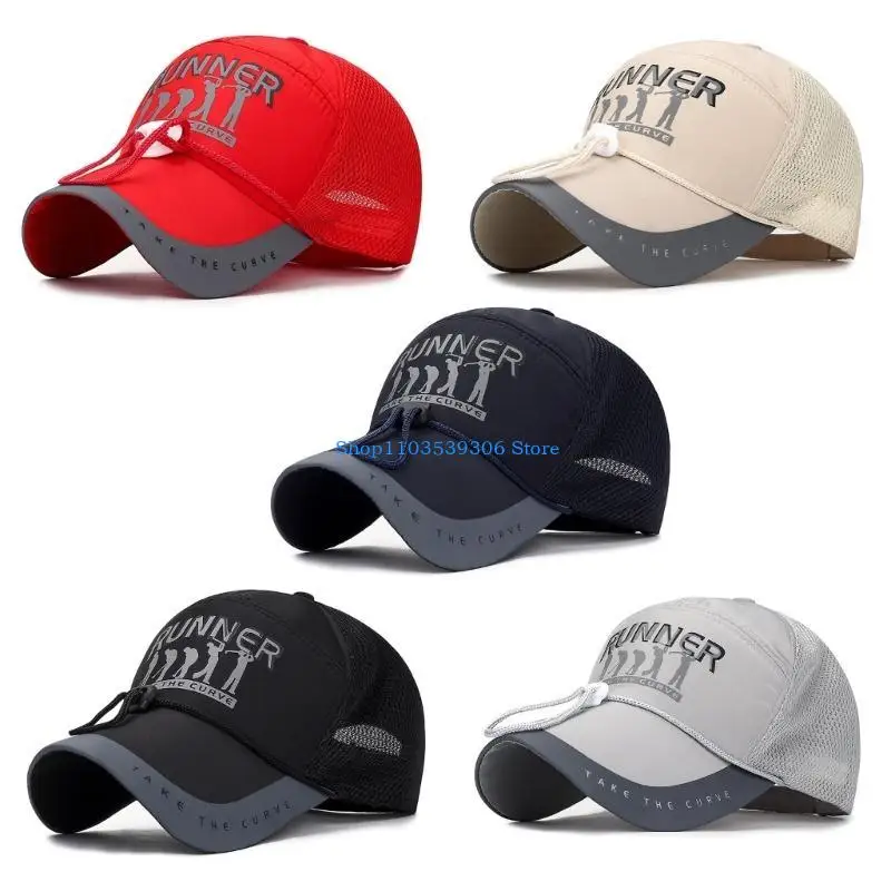 

400A Trucker Hat Summer Baseball Hat Curved Visors Peaked Hat Hiking Hat SunHat