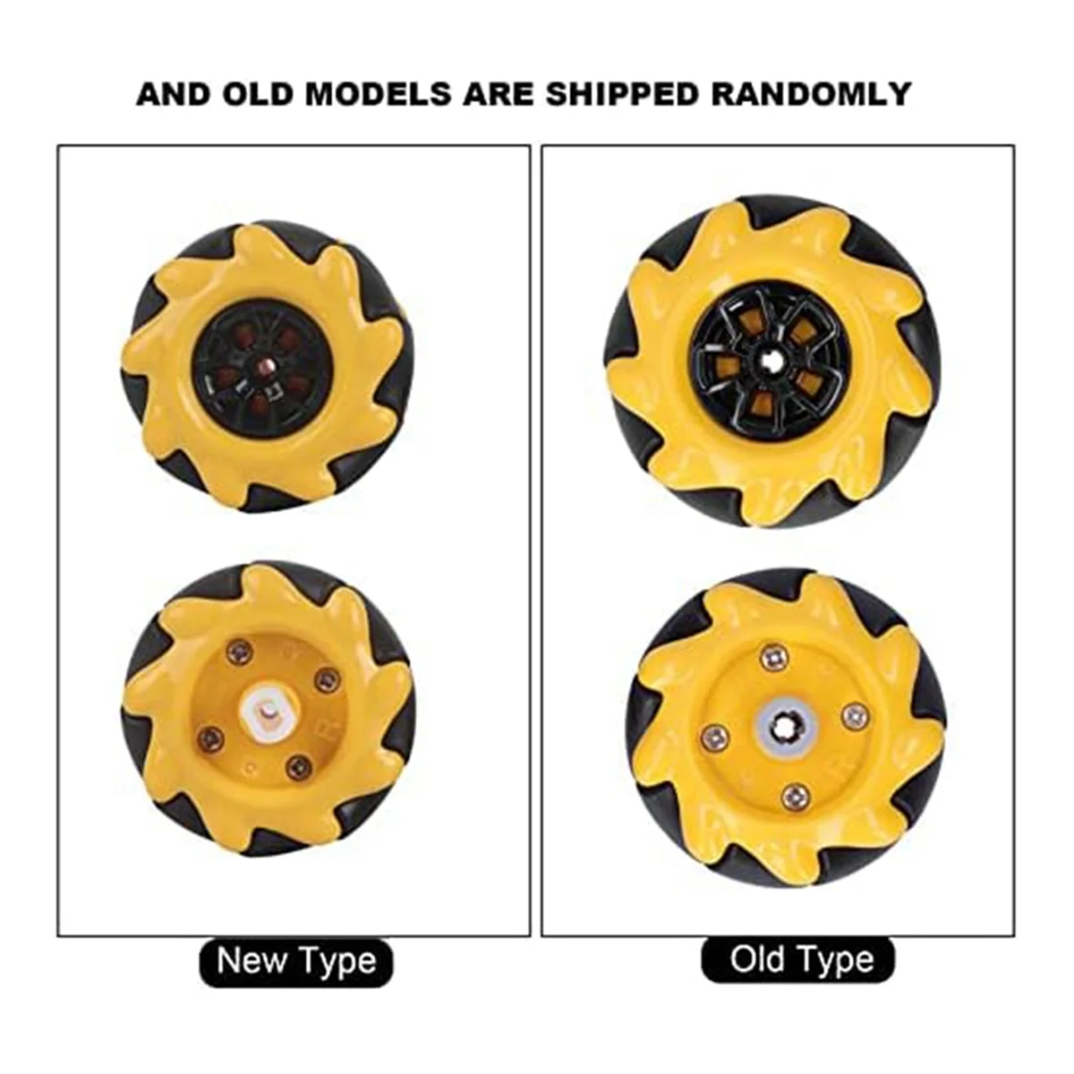 Omni-direcional Mecanum Roda, inteligente Robot Car Acessórios, DIY Toy Componentes, 48 milímetros