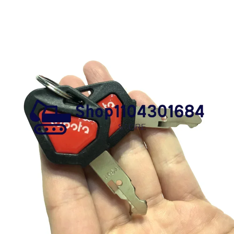 5PCS 459A Key RC461-53930 for Kubota U15/30/135/155/161/163 Mini Excavator 5 Excavator Accessories Ignition Key Start Key