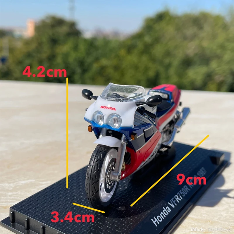 1:24 Scale Honda VFR750 RC30 1987 Motorcycle Simulation Motorcycle Model Static Display Collectible Gift Souvenir Decoration Toy