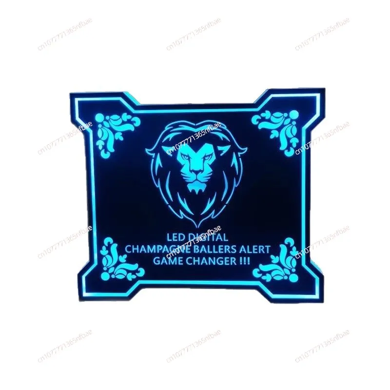 LED Light Up Handheld Sign - Programmable 7-Color Big Screen, Bar KTV Party Atmosphere Prop for Cheers & Serving Drinks