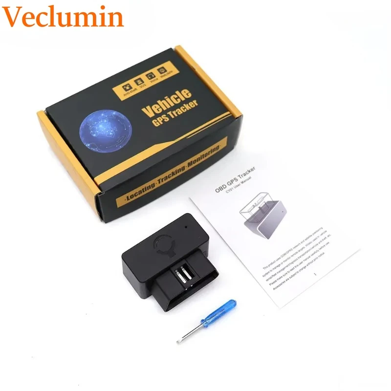 2G CY01 + Battery Car OBD Locator GPS Tracker Mobile APP Overspeed Alarm Car GPS for Google Locator Simple Install Free Web APP