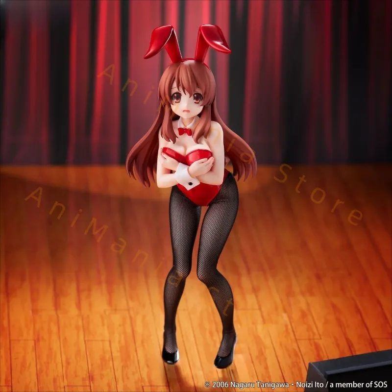 Asli Bi Kute Bunnies Suzumiya Haruhi no Yuutsu Asahina Mikuru PVC Anime Figre Ac Chion Figre Model dan Y Chri Stmas Techft