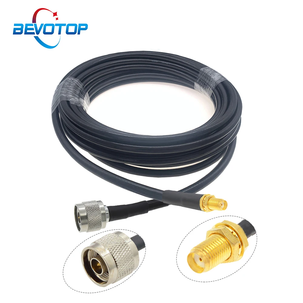 5D-FB Cable N Male to SMA Female Jack RF Adapter Pigtail 50Ohm 5DFB Cable RF Coaxial Extension Jumper Cord 1m 5m 10m 20m 30m