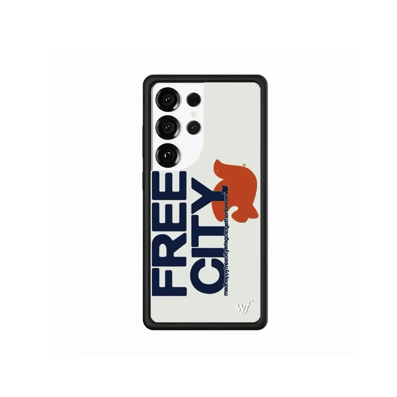 Чехол для телефона Wildflower INS Free City Together Samsung S23 S24 S25 S26 Ultra с изображением котенка Оливии Нилл Клэр Дрейк 