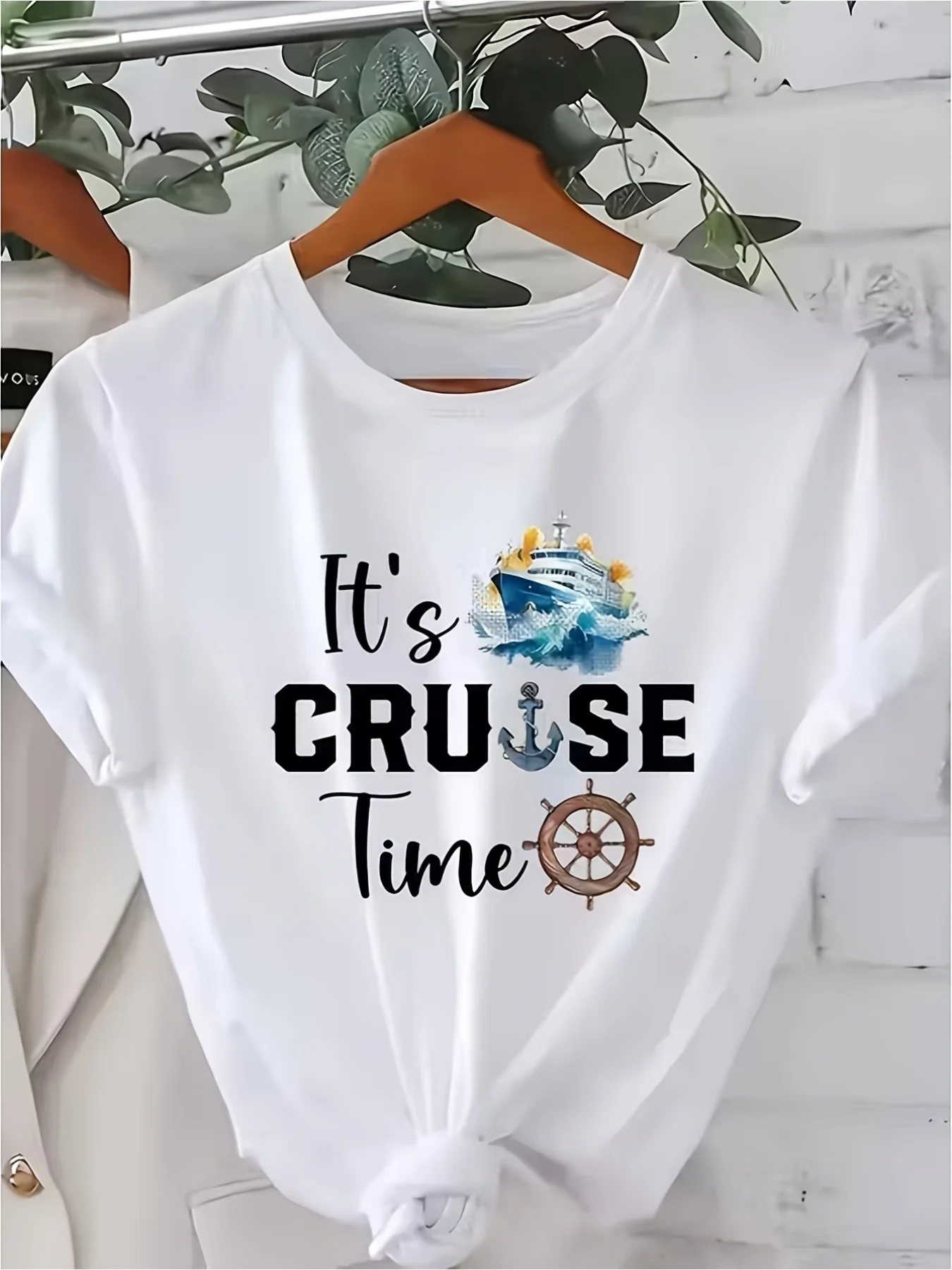 Casual T-Shirt with a Round Neck, Short Sleeves, Breathable, Loose Fit, Sweat-Absorbent Fabric, Geometric Pattern, Versatile, Suitable for Daily and Casual Occasions, Suitable for All Seasons
