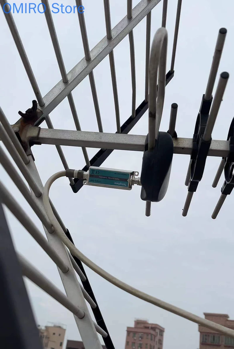 Digital Ground Wave UHF TV Anti 5g Interference Bandpass Filter Notch Filter Low Pass Gt278-700f 5-694mhz