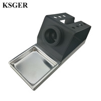 KSGER Soldering Iron Station Stand DIY T12 Holder Welding Iron Tips STC STM32 Metal Handle Aluminum Alloy Tools Repair Phone