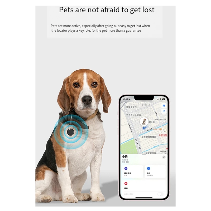 Rastreador GPS Bluetooth inteligente para Apple Find My APP, rastreador de posicionamiento Global para buscador de llaves, localizador de billetera para mascotas y niños