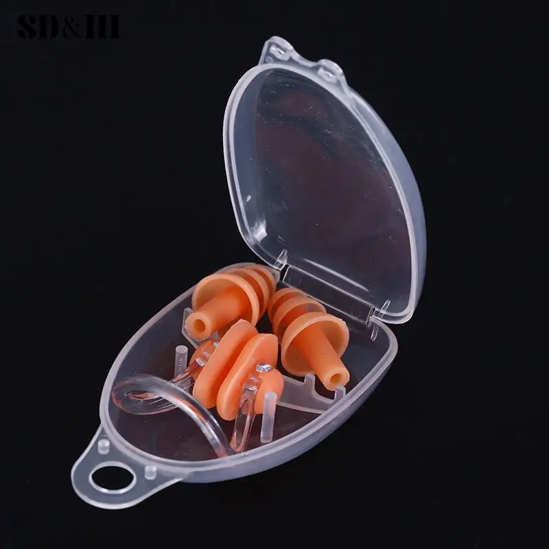 1 Box Universal Soft Silicone Swimming Ear Plugs Earplugs Pool Accessories Water Sports Swim Ear Plug