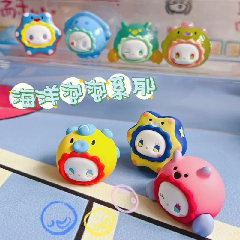 New Emma Secret Forest Series New Blind Box Desktop Decor Toys Gift Ocean Bubble Cute Granules Animal Ornament Grain Mystery Box