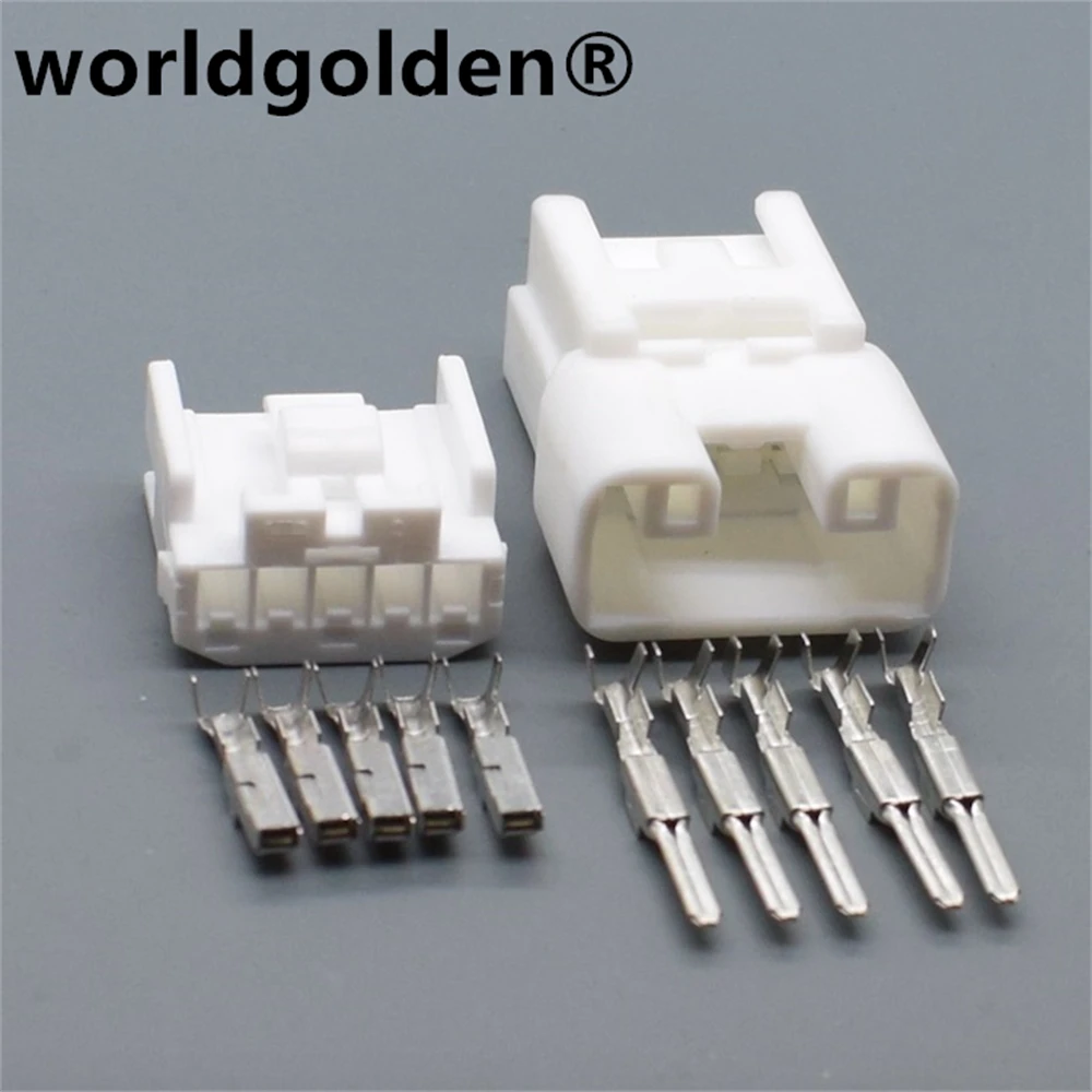 

worldgolden 5 Pin 2.2mm 1300-3111 7283-1050 7283-1050-30 1300-3783 Window Regulator Switch Sockets Connectors For Toyota