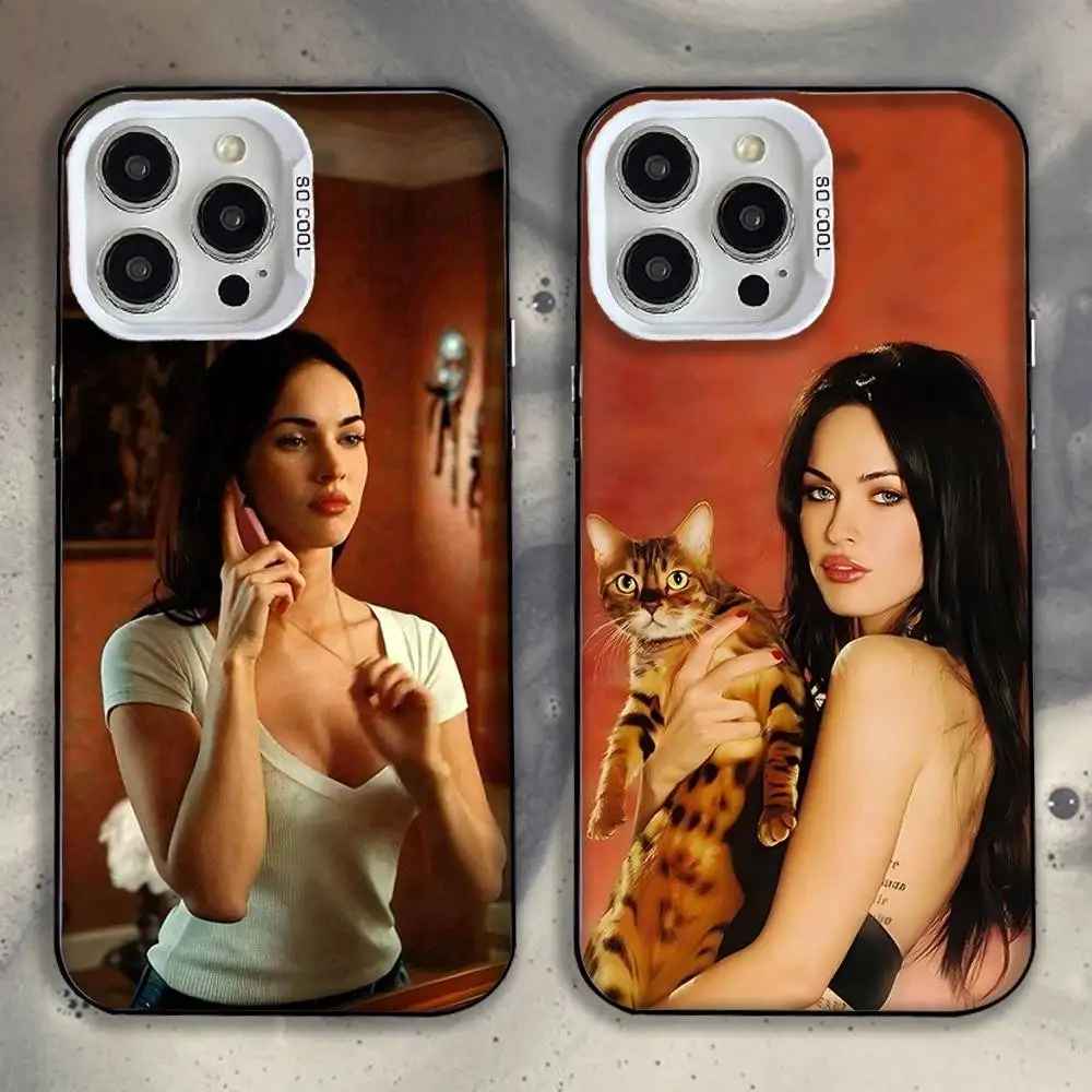 

Jennifers Body M-Megan Fox Phone Case For iPhone 16,15,14,13,12,11,Pro,XS,Max,Plus,Mini,SE White Candy Matte Shockproof Cover