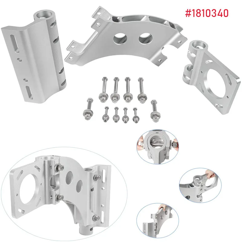 Boat Outboard 1810340 Talon Bracket Side-Mounted Jack Plate Adapter Bracket, Fit for Port or Starboard Mounting Marine Tools